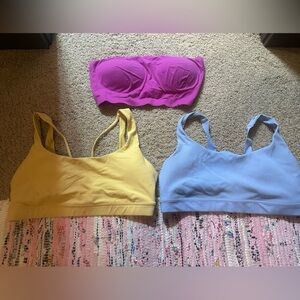 Lululemon and Athleta bras